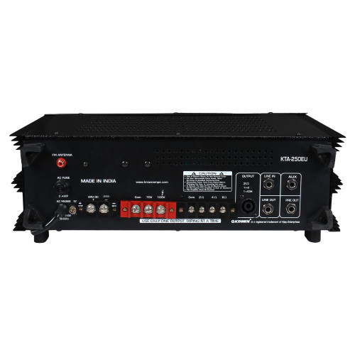 KTA-250EU Tite:- High Power PA Amplifier