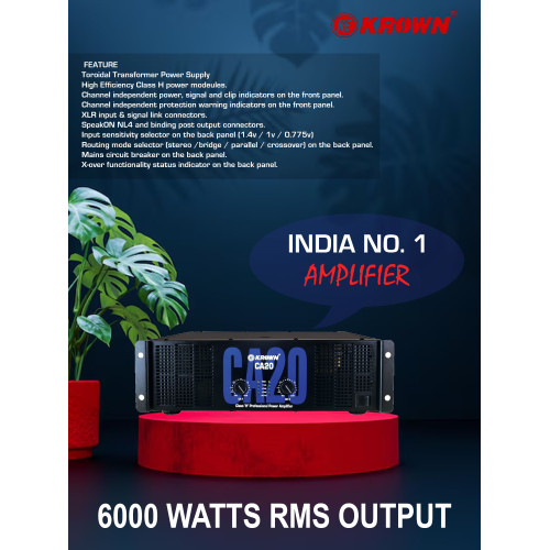 CA Series CA20 Power Amplifier CA Series CA20 Power Amplifier
